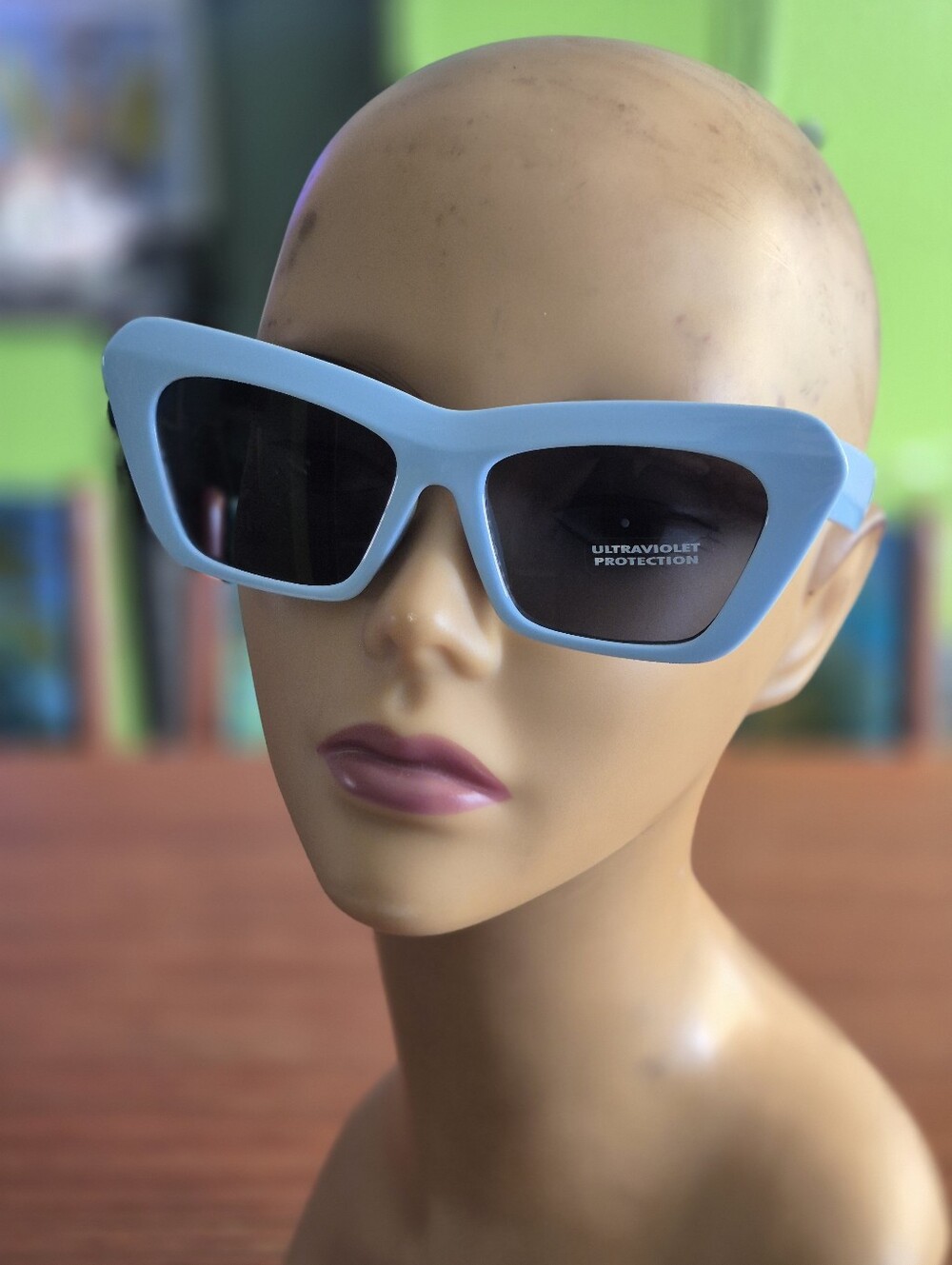 Retro 70s Blue Sunglasses
